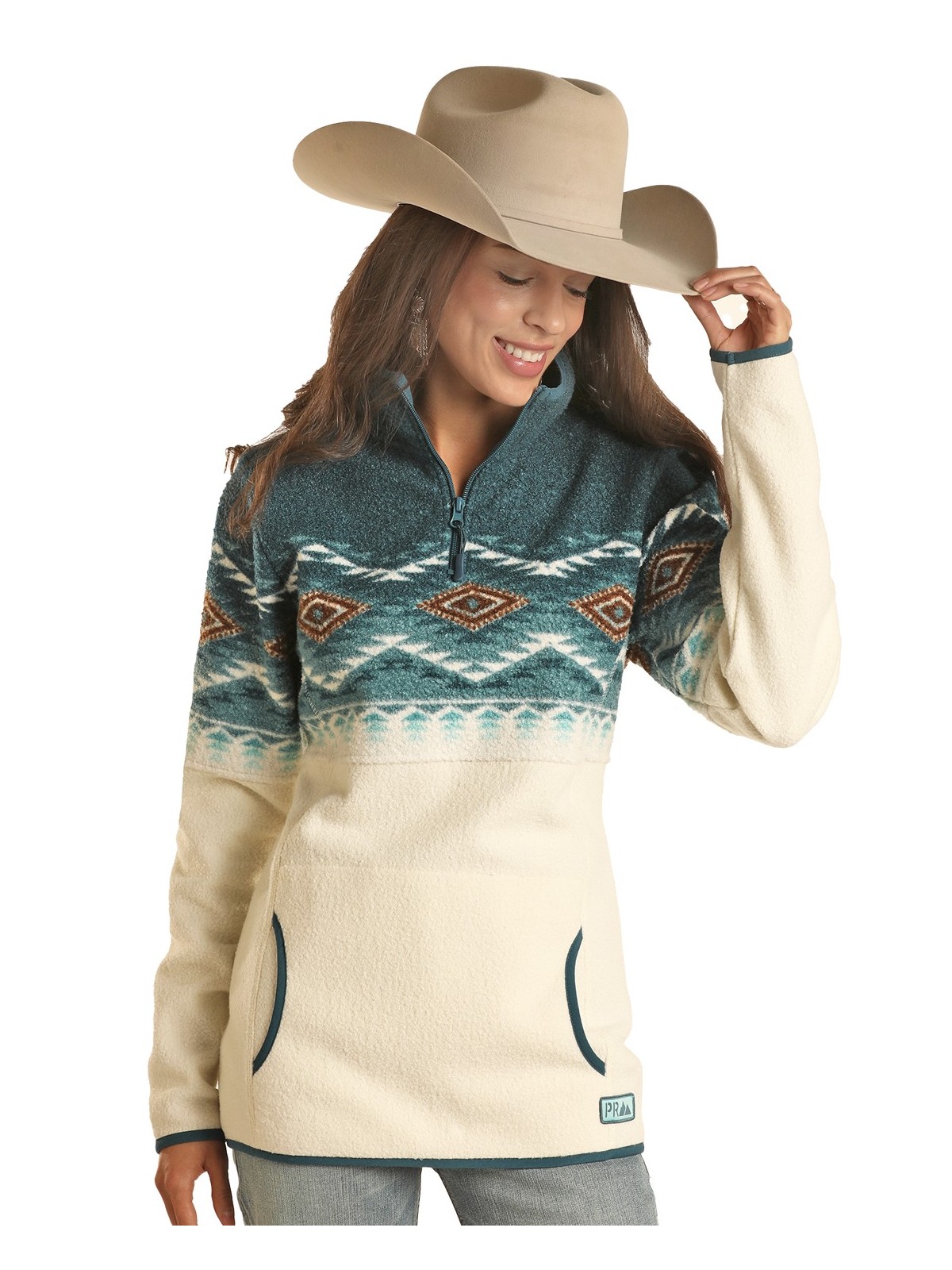 Aztec Border Pullover