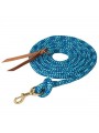 Poly Cowboy Lead, 10' C8 navy blue turquoise