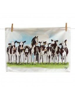 Cow Pony Tea Towel