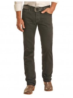 Black Slim Straight Jeans 484