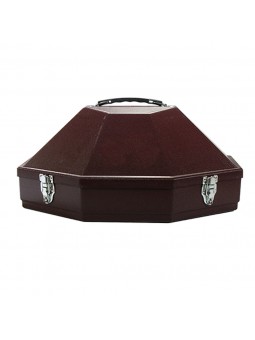 Western Hat Can Burgundy