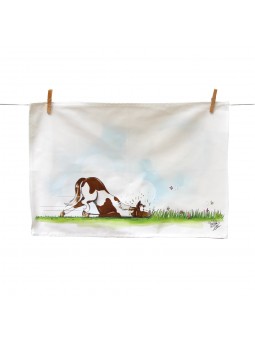 ‘Lawn Mower’ Tea Towel