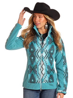 Aztec Printed Softshell Jacket