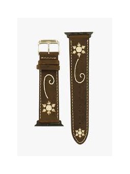 Flower Leather Apple Watch...