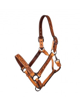 Apple Blossom Leather Halter
