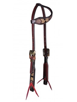 Einohrzaum Chocolate Arrowhead