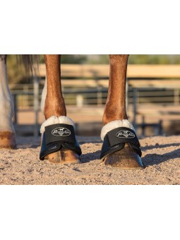 BBF30 Professional's Choice All-Purpose Bell Boots with Fleece Lining on horse