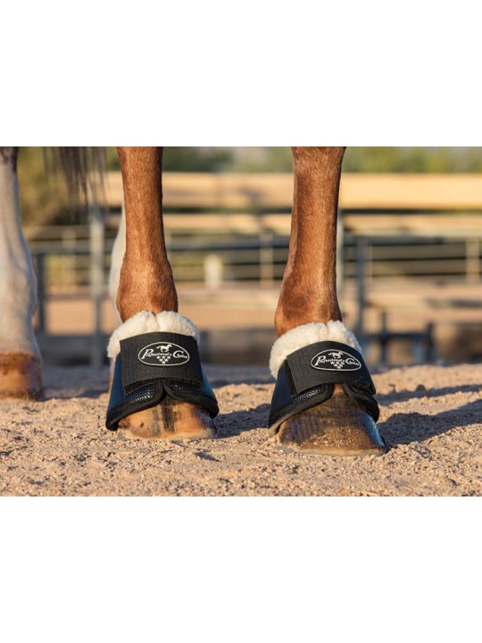 BBF30 Professional's Choice All-Purpose Bell Boots with Fleece Lining on horse