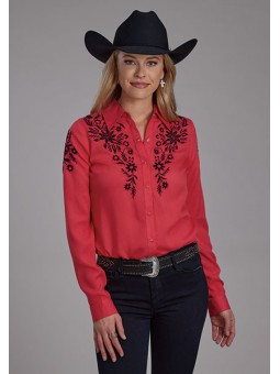 Red Prairie Westernbluse