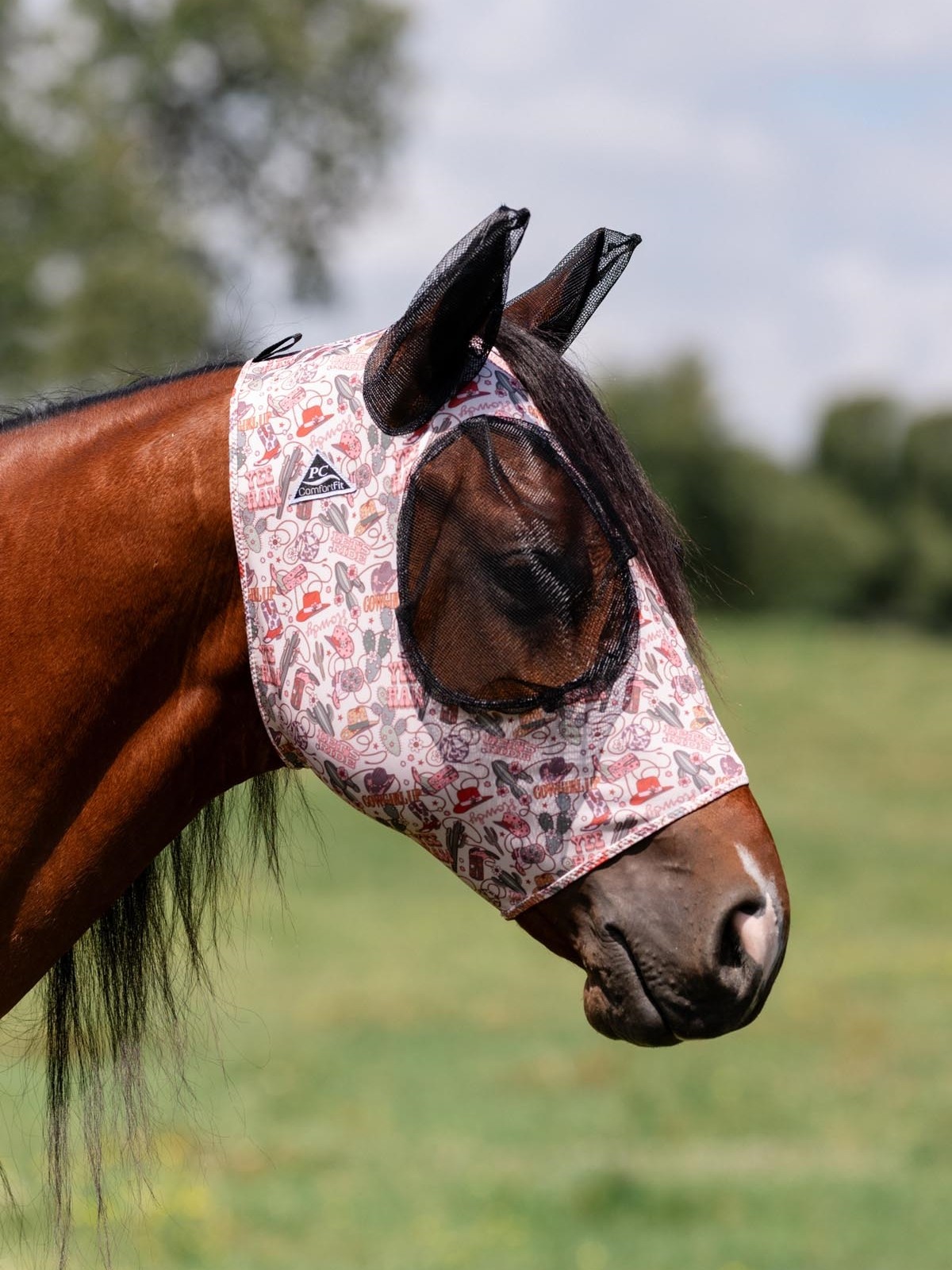 Professional's Choice Comfort-Fit Fliegenmaske Cowgirl CWG Professional's Choice Comfort-Fit Fliegenmaske Cowgirl CWG