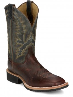 Justin Men's Western Boot Trainor 11″ Cognac BR393