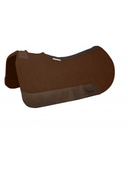 5 Star The Barrel Racer short western pad 30x28 brown