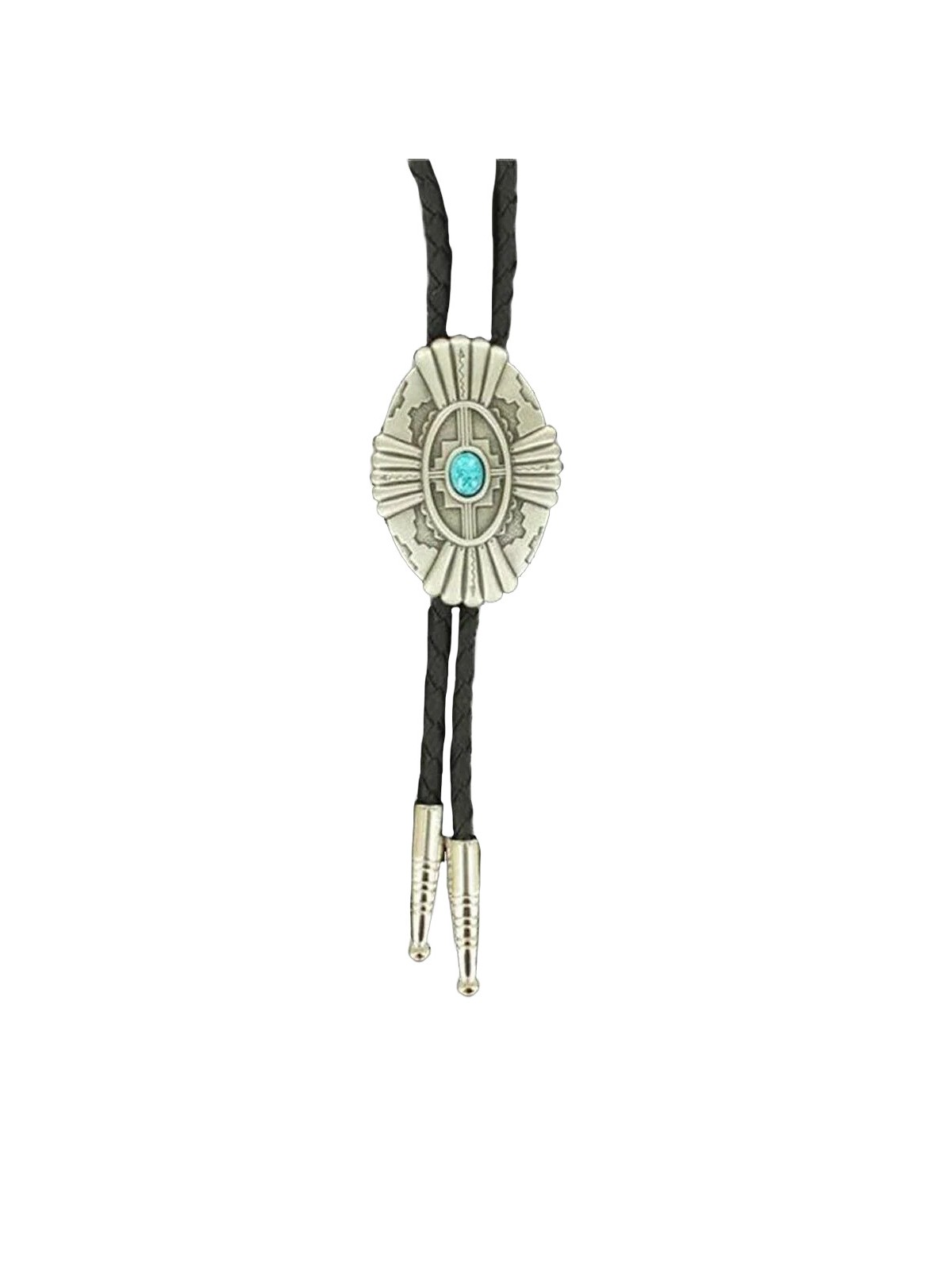 ;+F Western Bolo Tie mit Türkisstein 22114