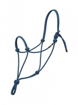 Weaver Equine Silvertip Knotenhalfter No. 95 grau/blau 35-9505-265