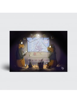 ‘Feed Room Heist’ Grusskarte