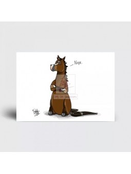 ‘Nope’ Greeting Card