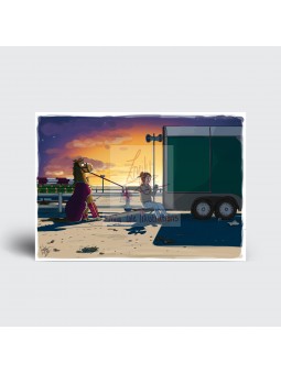 ‘Long Trip Home’ Greeting Card