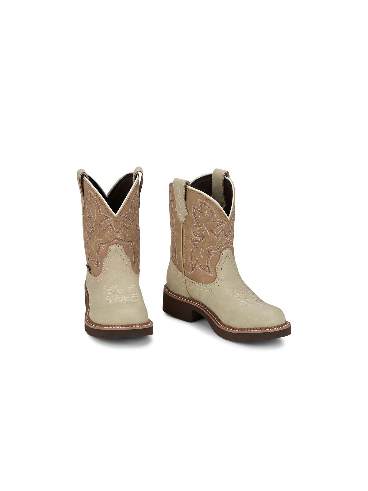 Justin Damen Gipsy Westernstiefel Kay 8″ Taupe / Beigebraun GY9551