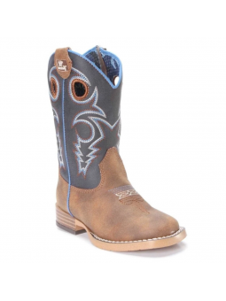 Kids Cowboy Boots Ben Navy...