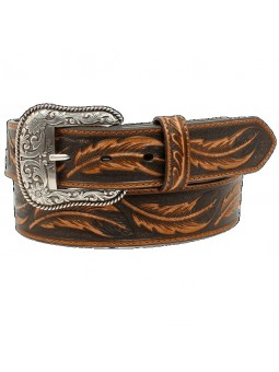 Brown Feather Embossed...