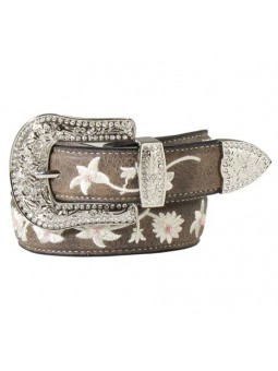 Girls' Floral Embroidered...