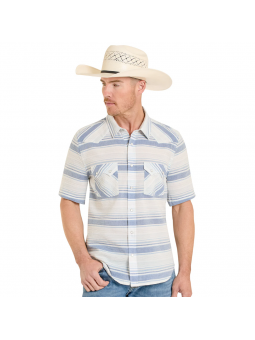 Kurzarmhemd Indigo 8151