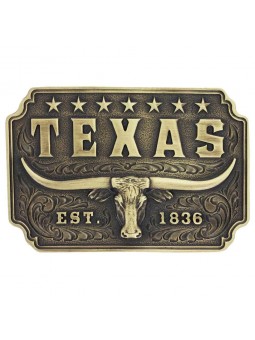 Classic Texas Longhorn Buckle