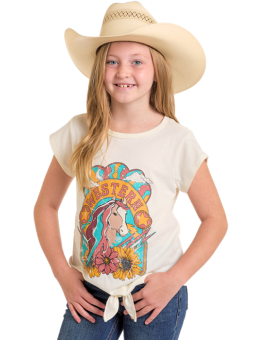 Girls' Western Grafik T-Shirt