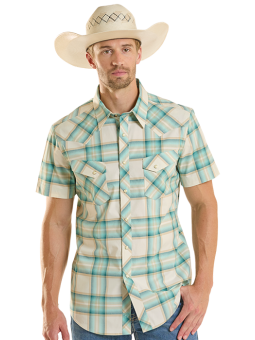 Yarn Dye Plaid Kurzarmhemd