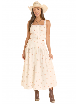 Women's Cotton Floral Skirt...
