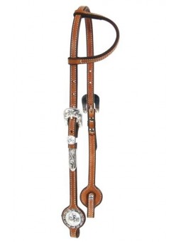 Einohr Showzaum Silber