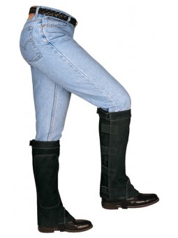 Half Chaps Black
