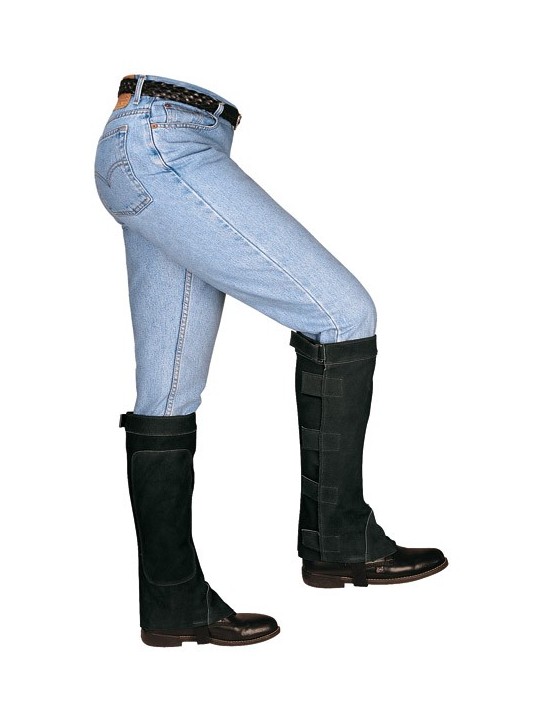 Half Chaps Black