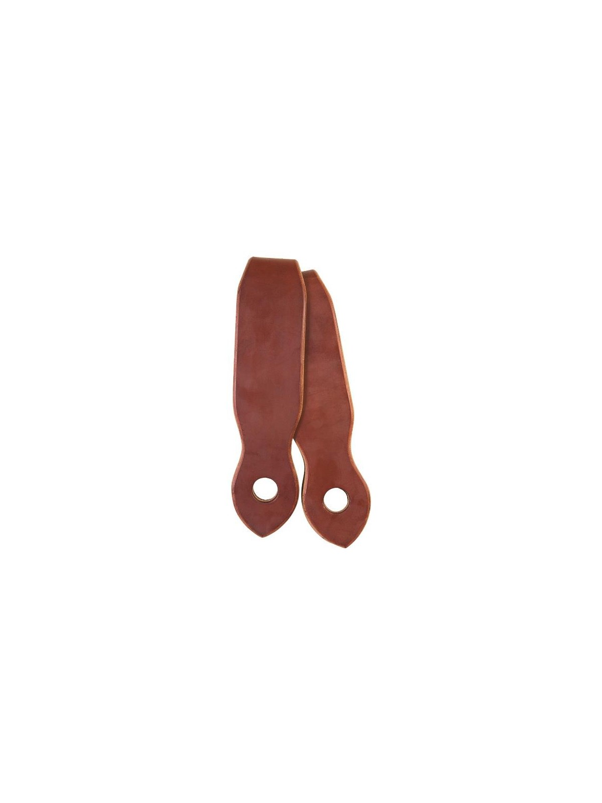 Single Ply Slobber Straps Chestnut