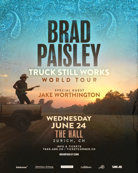 Brad Paisley Konzert Flyer