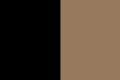 black/light brown
