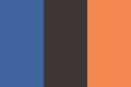 Orange / Schwarz / Blau Q14