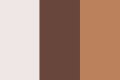 weiss / braun / beige