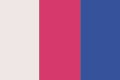 weiss / pink / blau